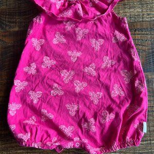 Burts Bees Baby Bubble Romper 12 months girls